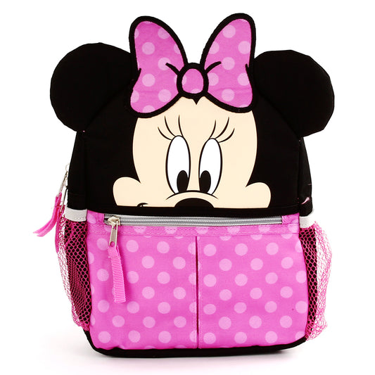MINNIE MOUSE Mini 10" Backpack with Harness & Lead (Pack of 3)