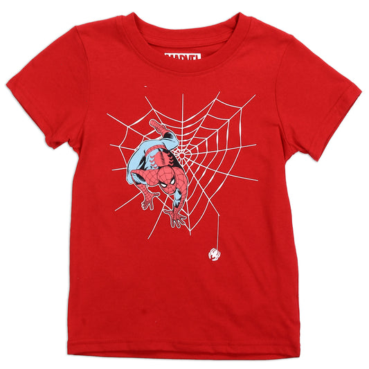 SPIDER-MAN Boys Toddler T-Shirt (Pack of 8)